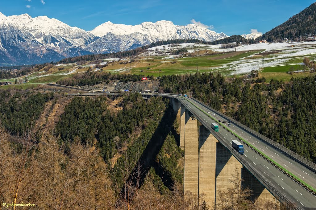 Europabrücke zum Brenner | Tirol by gschwandtnerbua