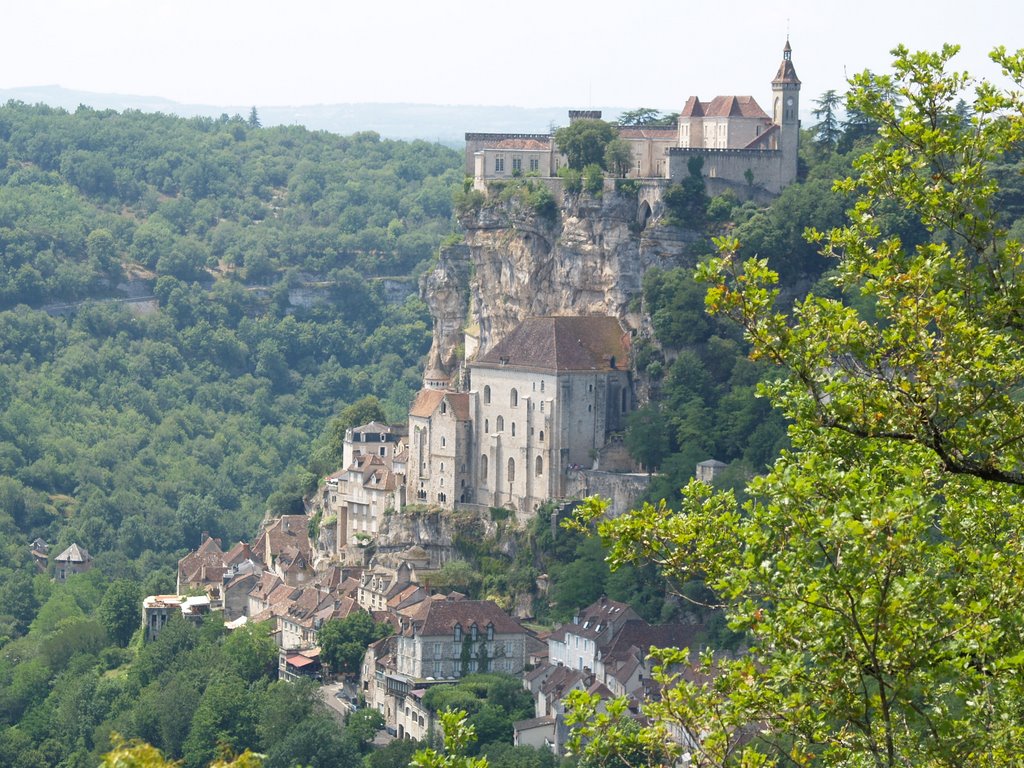 View of Rocamodour by Michaël Schattefor