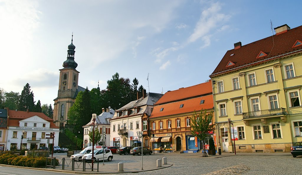 The Town Of Krásná Lípa, The Křinice Square, Pic # 2 by Zbynda