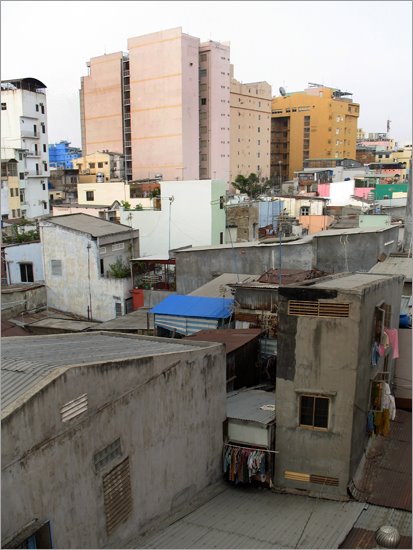 Saigon rooftops by Eric Bochene