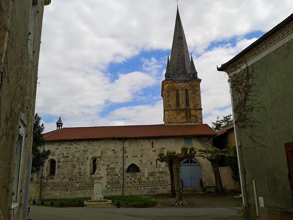 L'église de Saint-Cricq-Chalosse by jippo