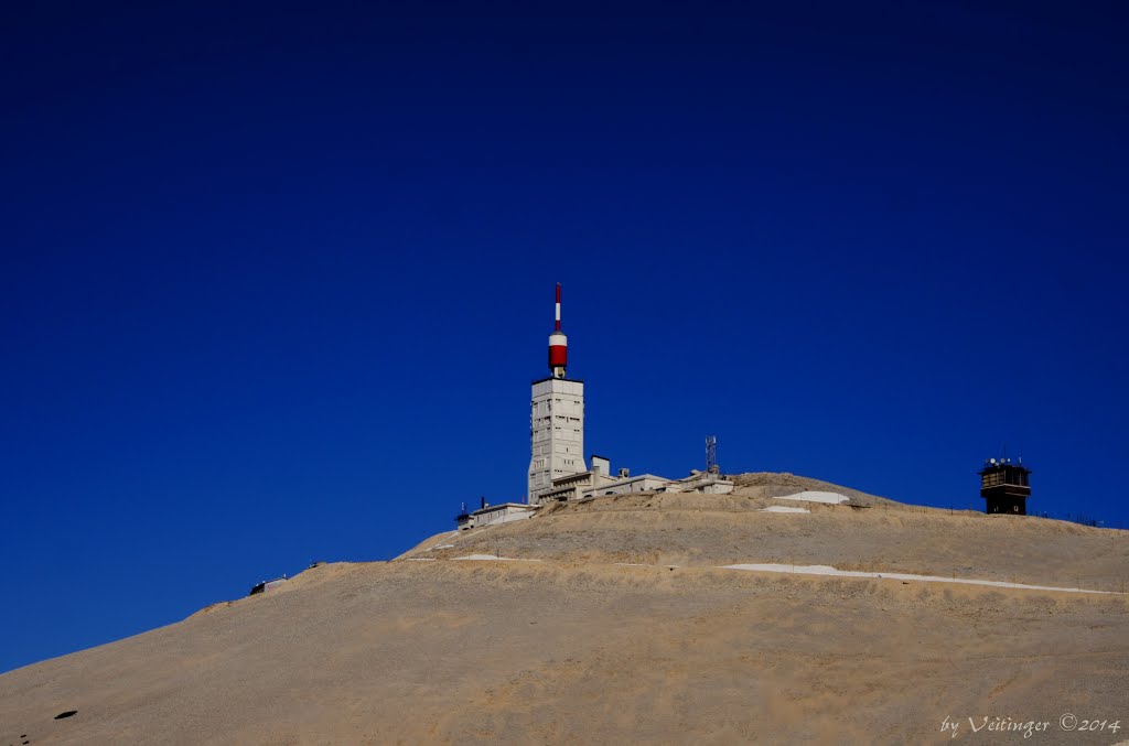 Blue sky over Mt. Ventoux by Veitinger