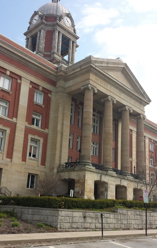 The Mercer County Court House in Mercer Pennsylvania. by JBTHEMILKER