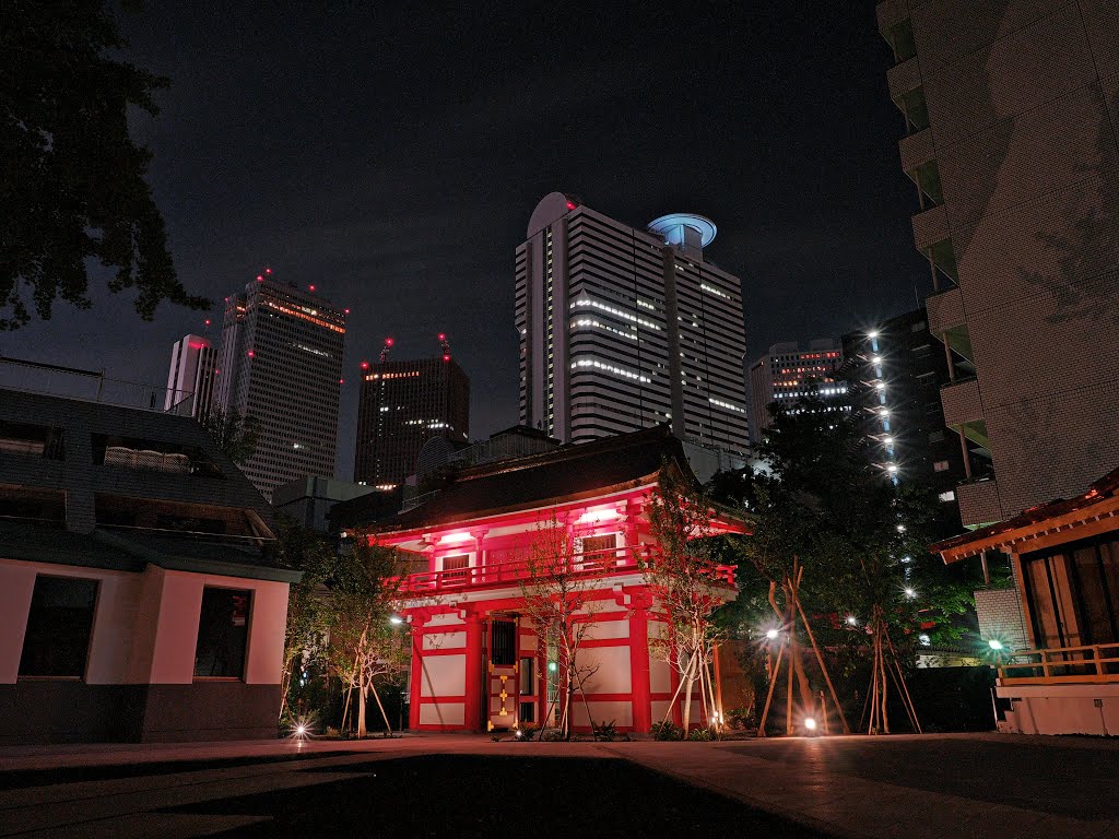 Skyscrapers over the shrine by taoy