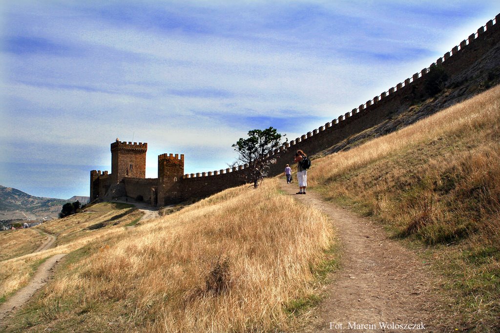 Sudak Castle by mwoloszczak