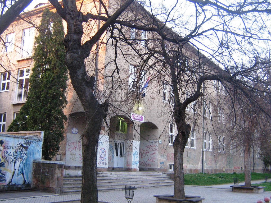 Sombor, Saint Sava High School by rodjoso