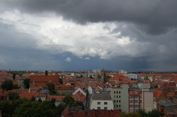 Unwetter über Erfurt by Hsvrs