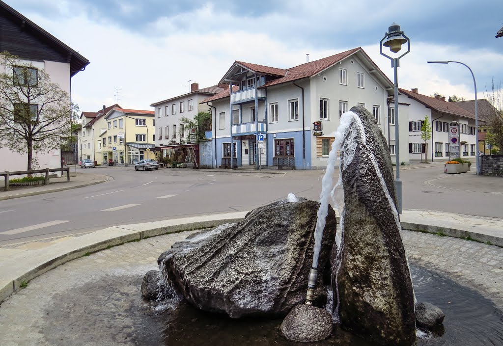 Springbrunnen in Marktoberdorf by 1001pic