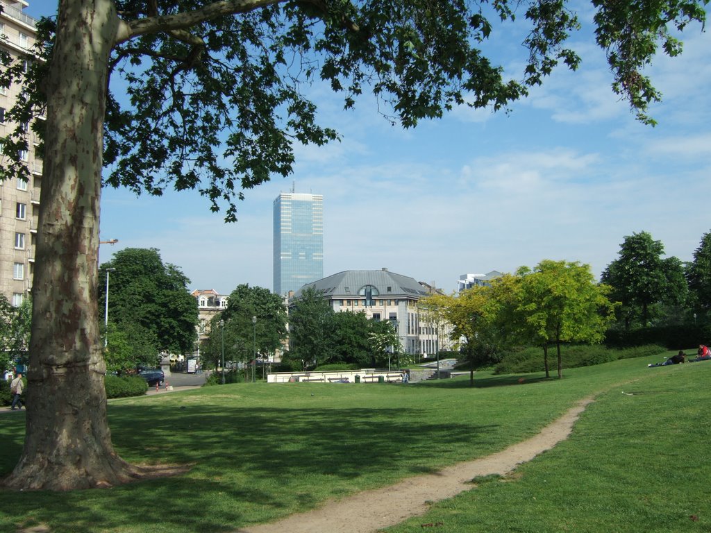 View from a Brussels park by Severous