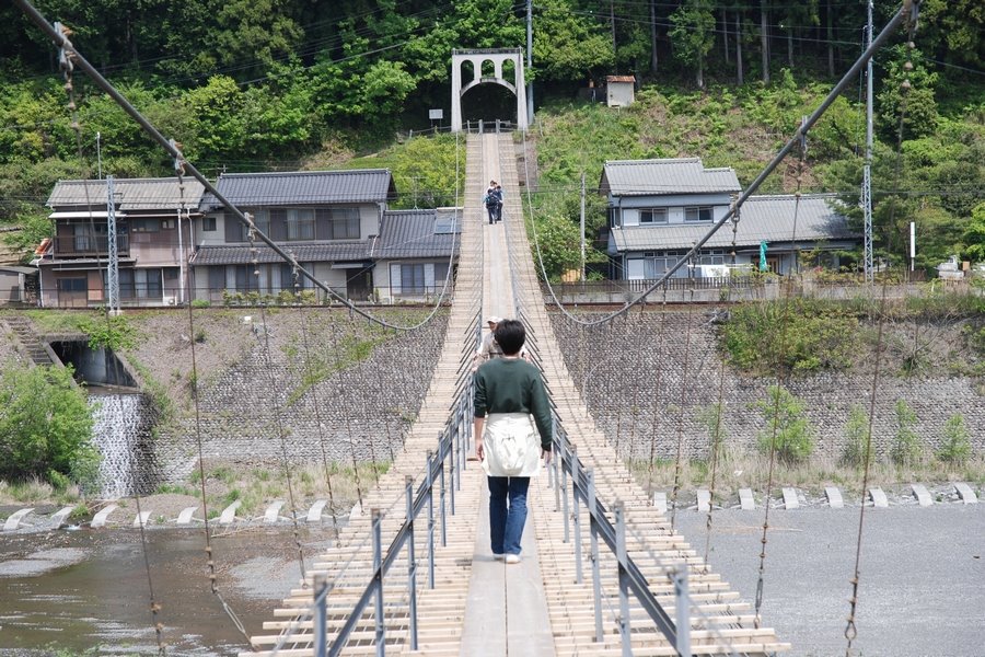 Shiogo Suspension Bridge by fukunosuke