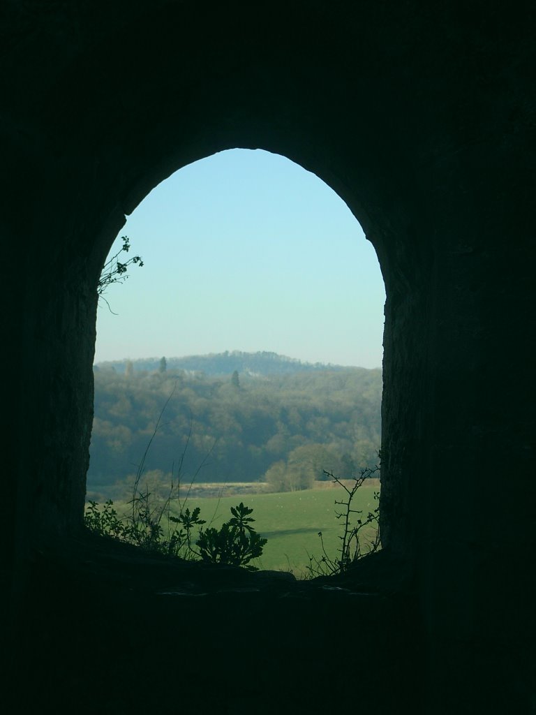 View from chepstow castle by selliott