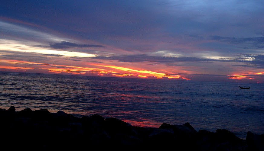 Kovalam Sunset by Earsight