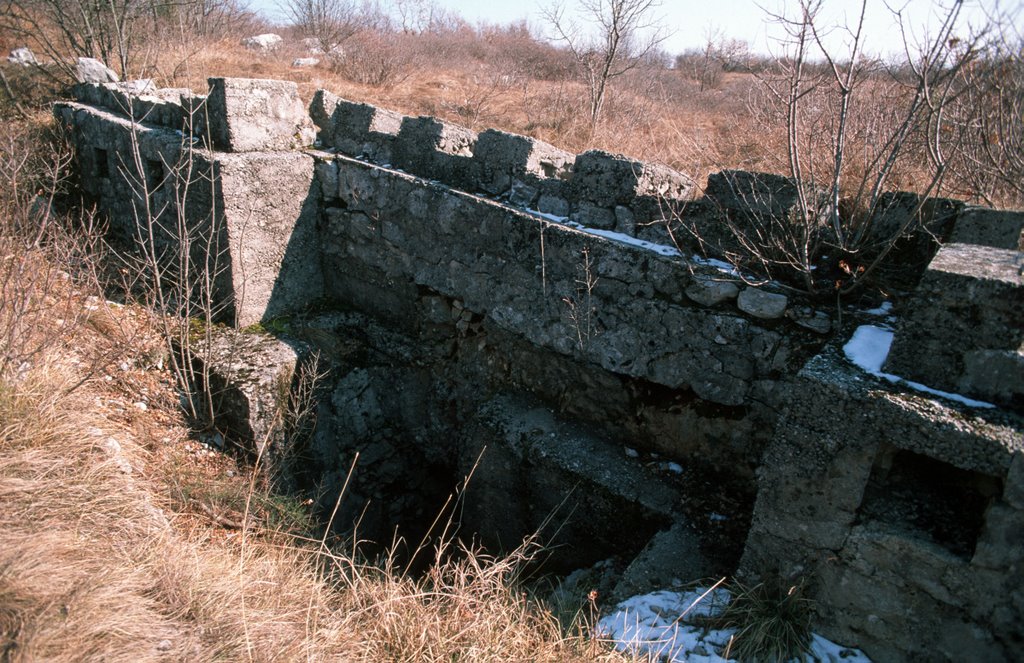 Carso della Grande Guerra Trincea italiana by umberto54