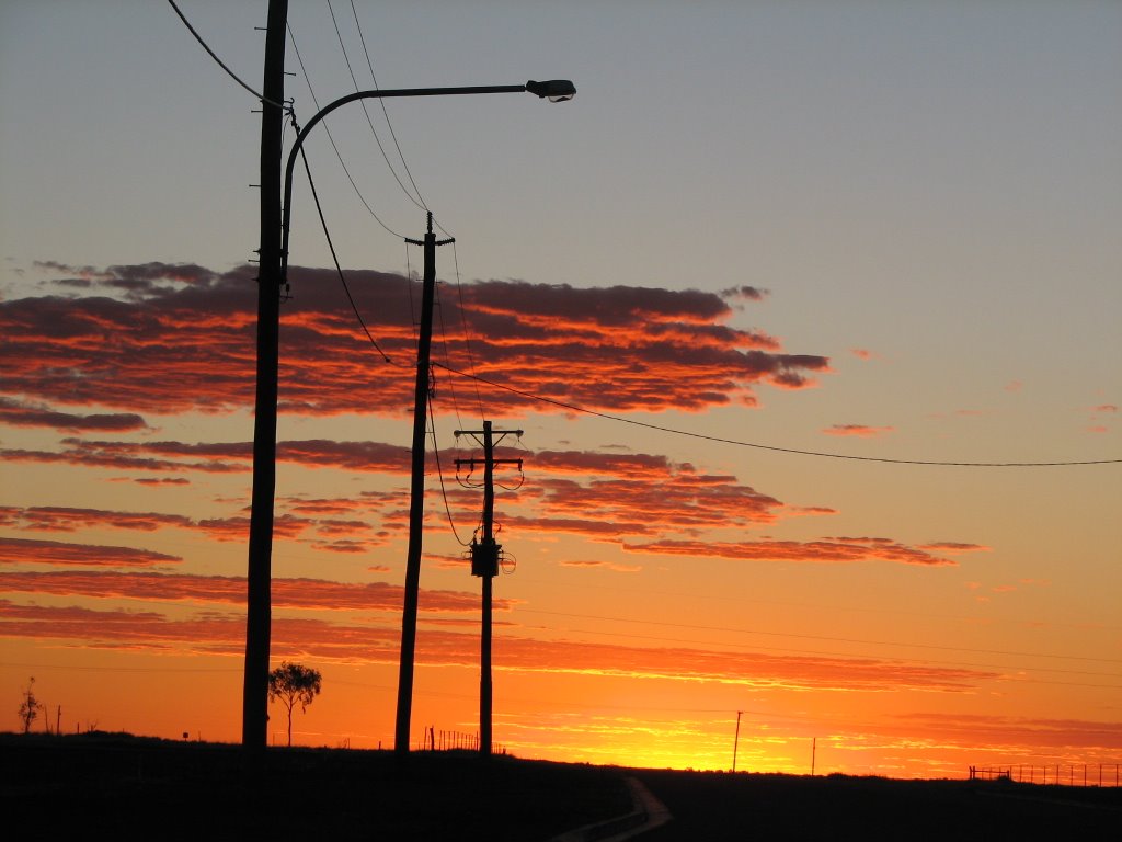 Winton sunset 2008 by ken mihill