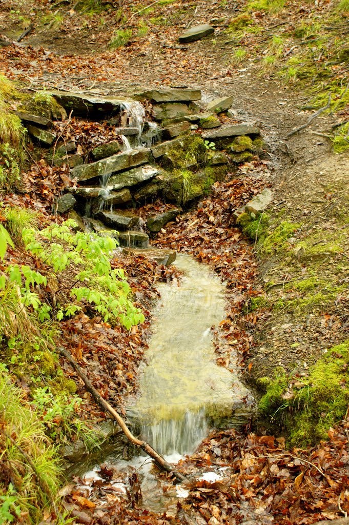 Rill into Strahl Lake by tobarone