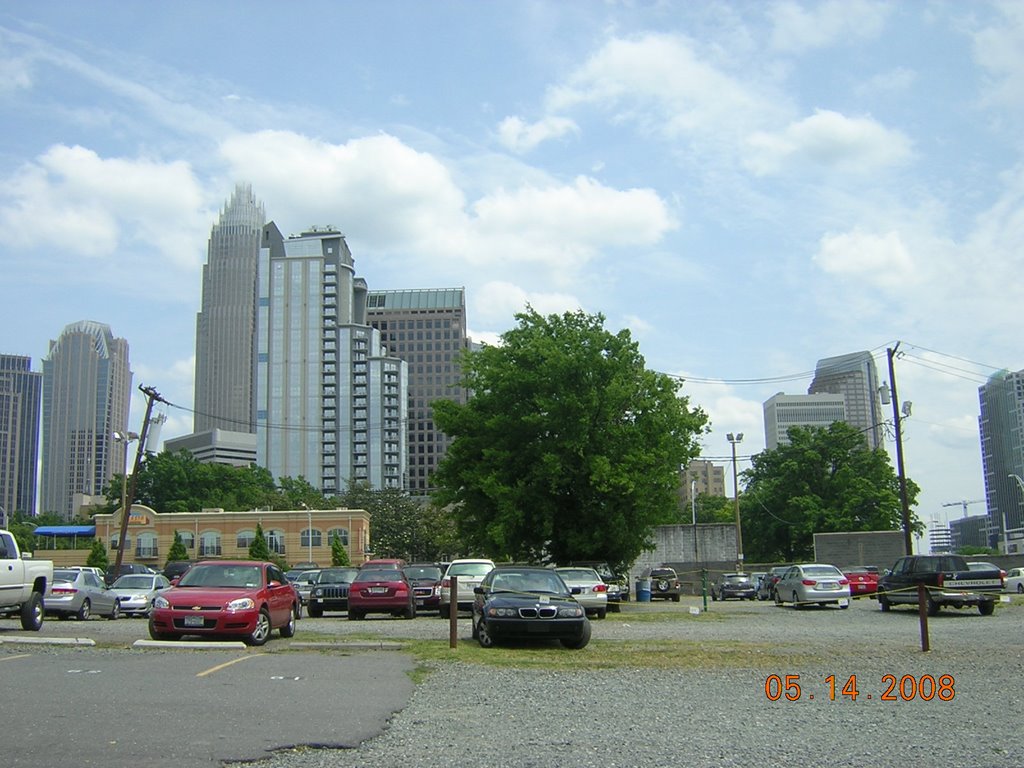 Charlotte NC From Greyhound Bus Terminal 5-14-2008 by Kyle Stephen Smith