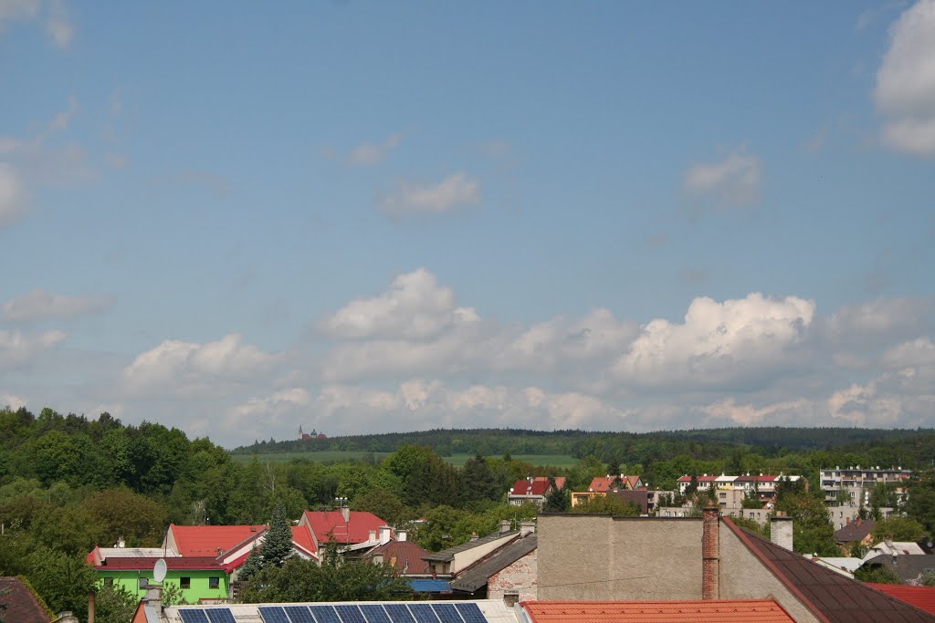 Velká Bystřice -pohled na Svatý kopeček by lollky