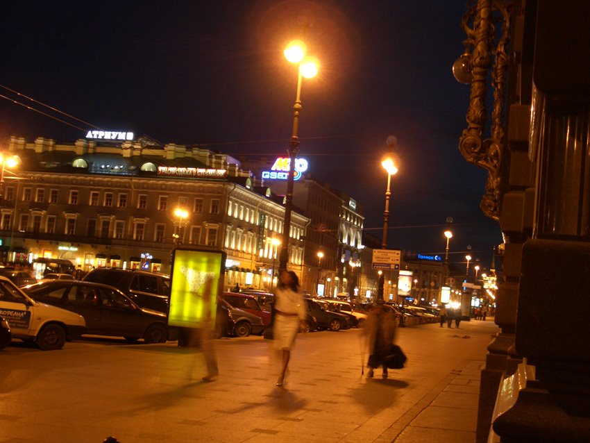 Nevsky prospect at the White Nighs by arturkaa