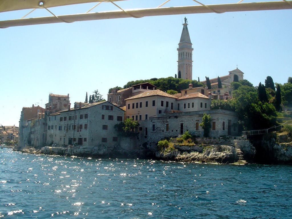 Rovinj-widok ze statku by rafaello63