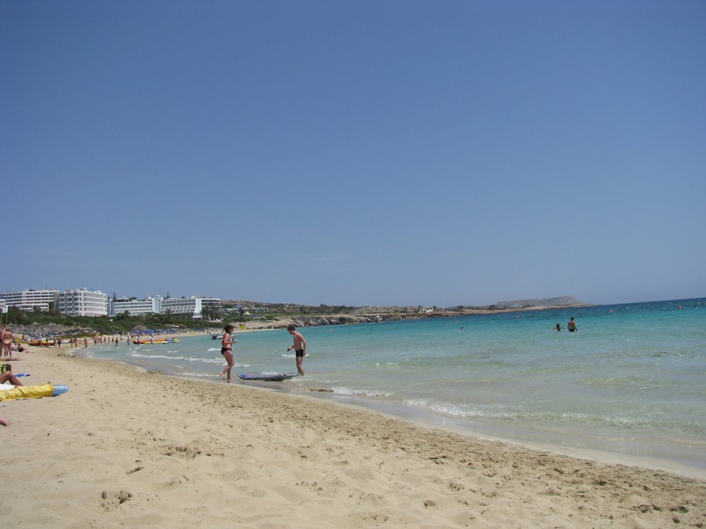 Cyprus, Agia Napa, beach/ Пляж Ай-напа, средина мая. by leon-alexander