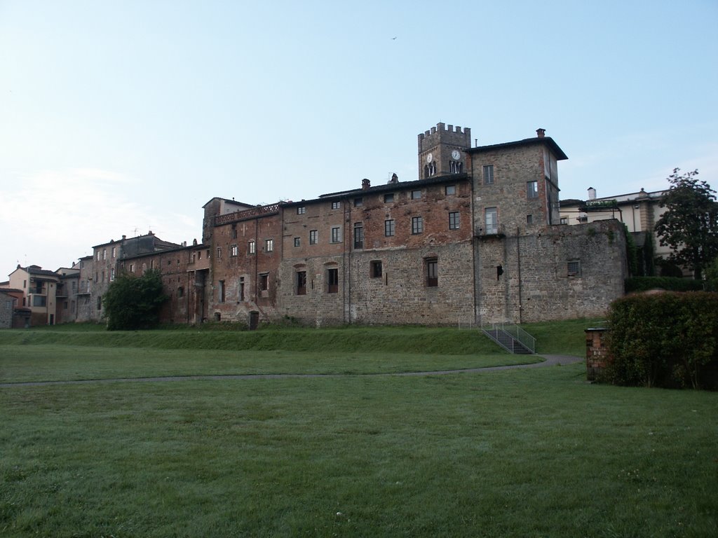 Le Mura del castello di Altopascio by Arturo Biondi