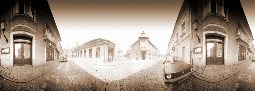 Samobor, pinhole panorama (more than 360°) by kaygod