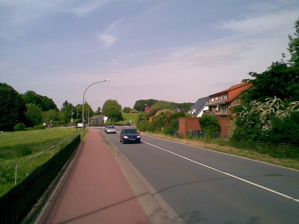 Strasse nach Holzhausen by C. Rüger