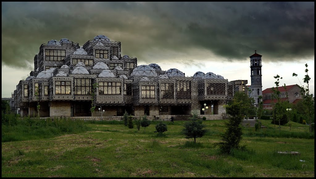 National Library, Prishtina, Kosovo by gyula sapi