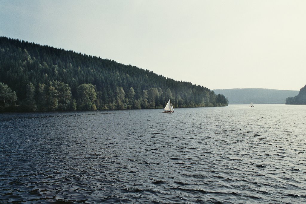 Einsame Segel auf der Okertalsperre by opawa