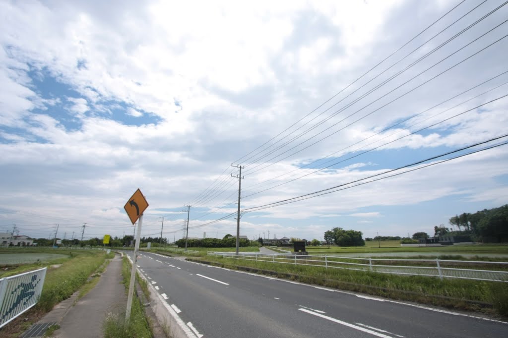 20140522　利根川左岸サイクリングロードの迂回路（守谷市） by rerereno-ozi3