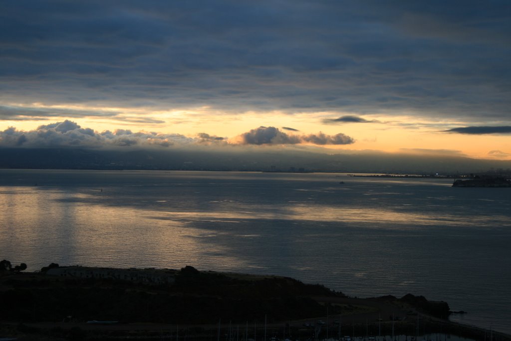 Sunrise from the GGB Visitors Center by SF_girl