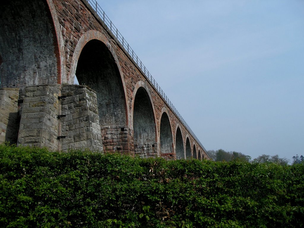 Leaderfoot Railway Viaduct by Jerry Frank