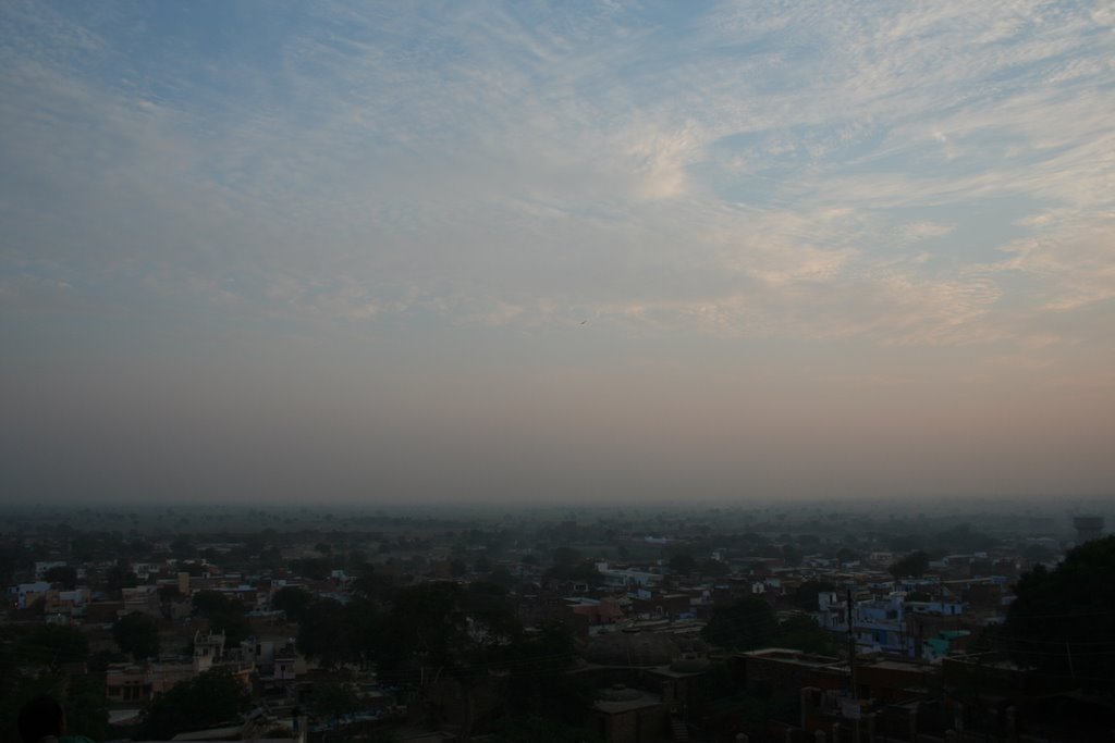 PANORAMIC SEEN OF VILLAGE "FATEHPUR SIKARI" by Dr.Hemant Kaushik