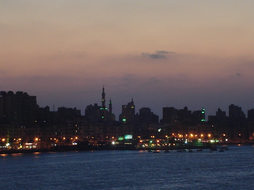 Alexandria west side after sunset by Ehab El Maraghy