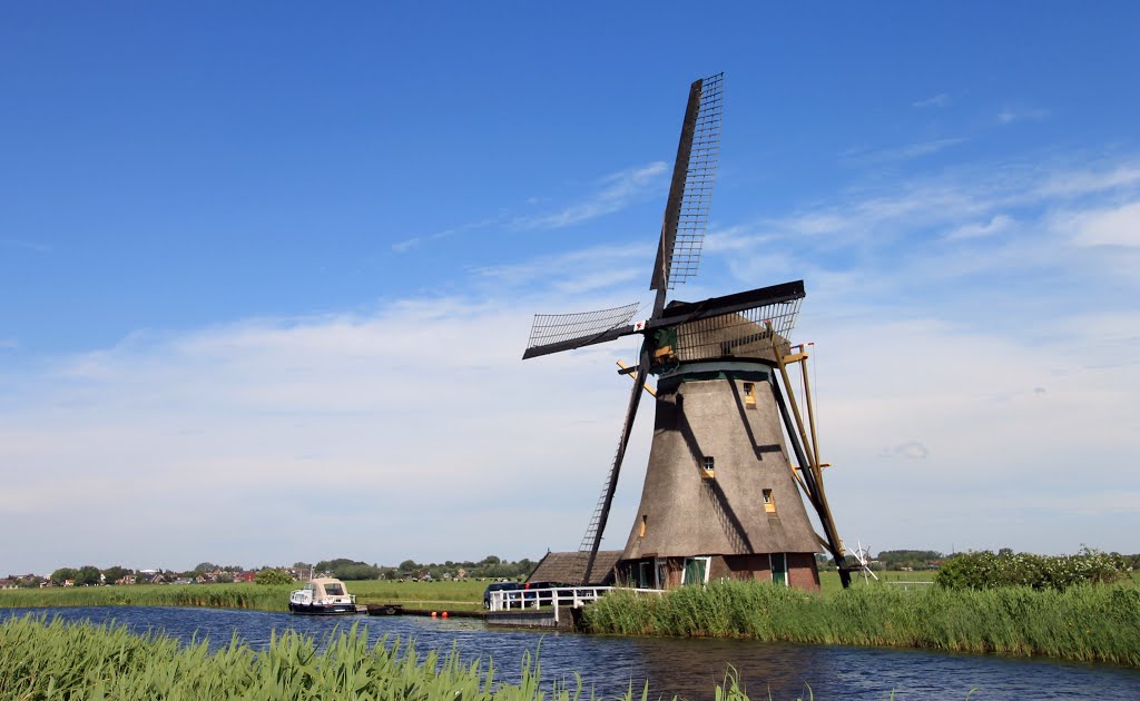 Nederland - Zuid-Holland - Brandwijk - Achtkante Molen by Henny  Brouwers