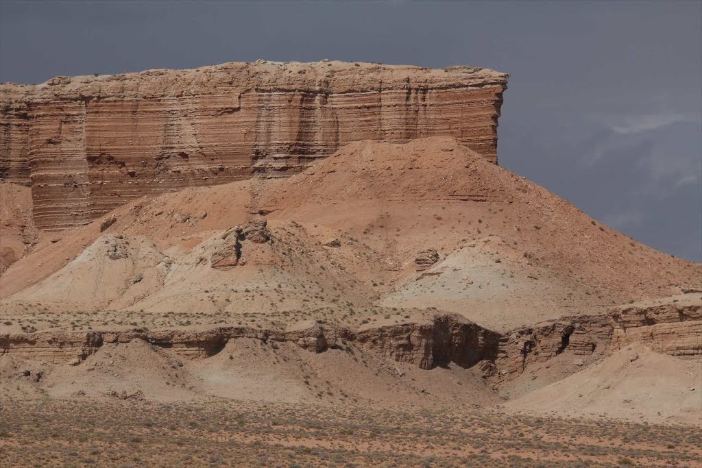 Knob on Blue Knoll, Highway 95, S of Hanksville, UT by Lon&Queta