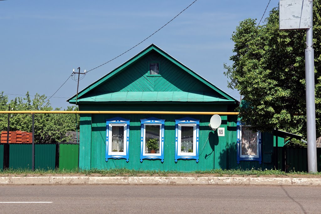 A wooden house by Yuri Rapoport