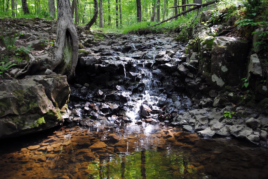 Basalt stream bed from ancient lava flow by Watchung MountainMan