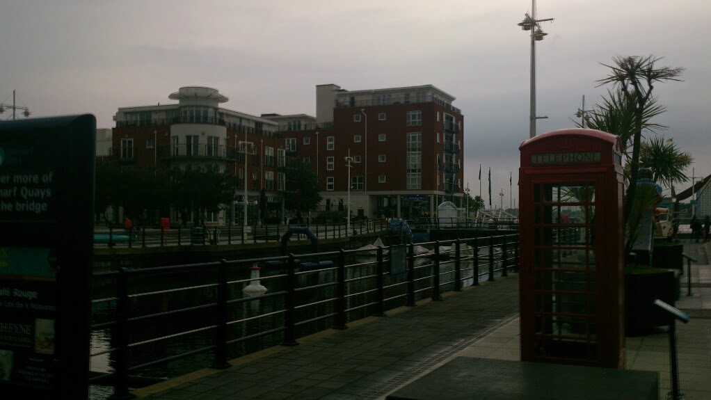 Gunwharf Quays and Spinnaker Tower, Portsmouth, UK by Michael Boks