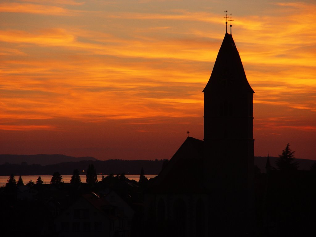 Sunset in Immenstaad by Andi.