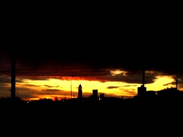 Campanario al atardecer by Oscar José Moll