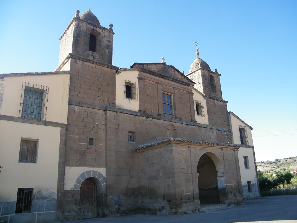 ABIEGO (HUESCA) FACHADA DEL CONVENTO DE SAN JOAQUÍN, ÚNICO DE ESTILO COLONIAL EN ARAGÓN by JOSE LUIS OROÑEZ