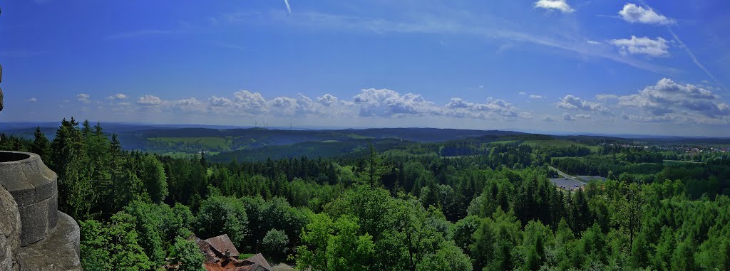 Aš - panorama off Bismarck tower by Pastorek.L