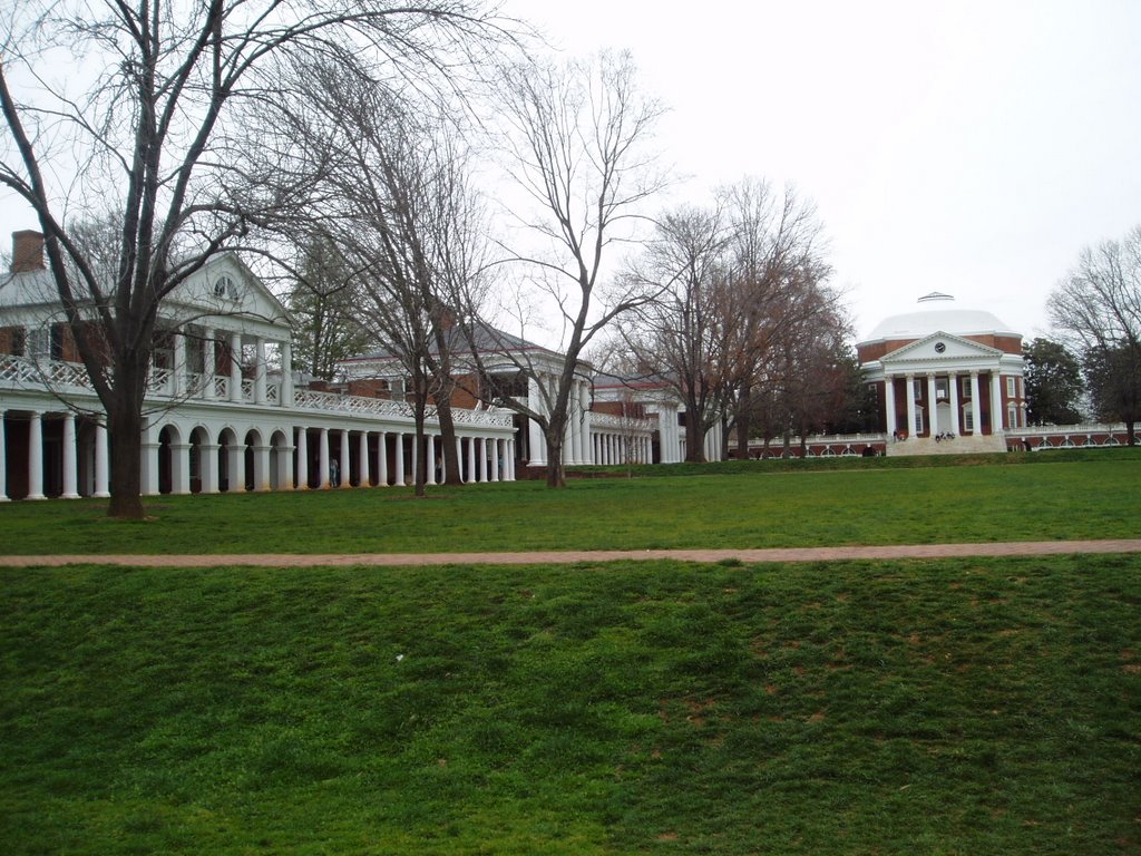 Mr. Jefferson's Architecture, UVA Lawn by pmcelveen