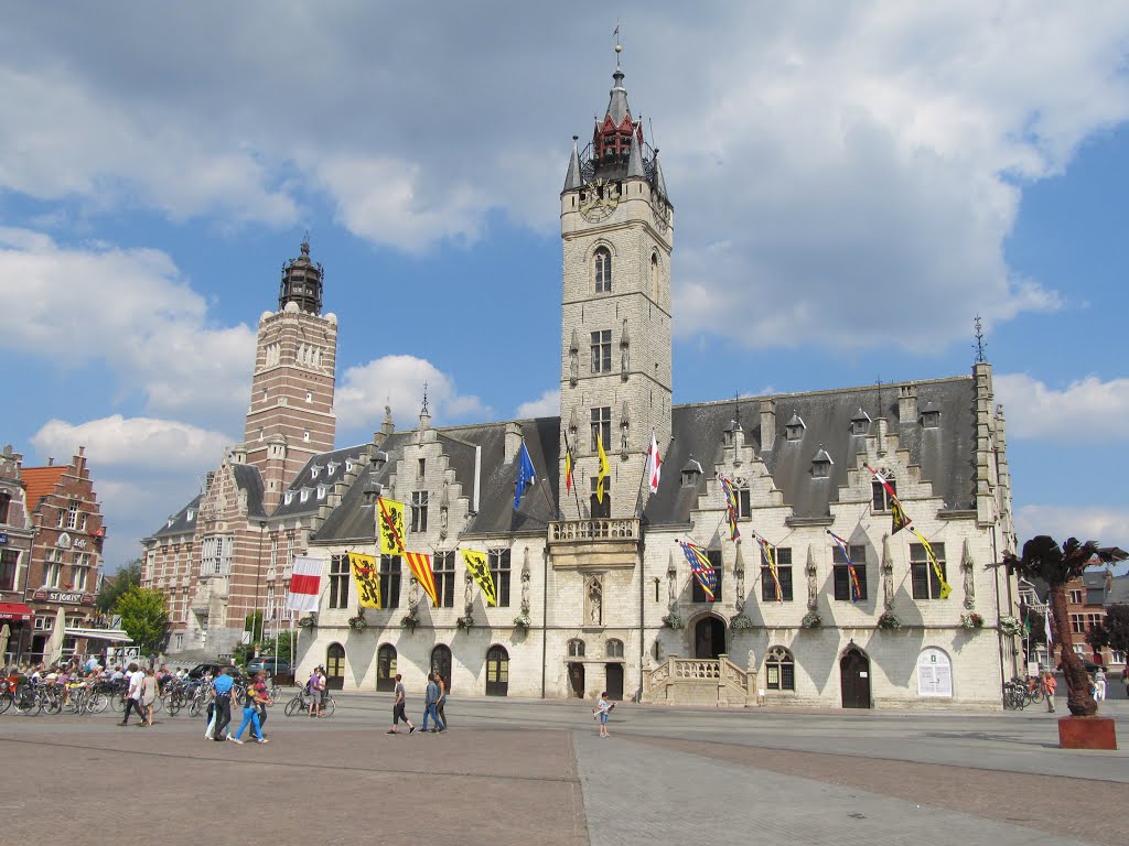 Grote Markt Dendermonde by Marc Vandersmissen