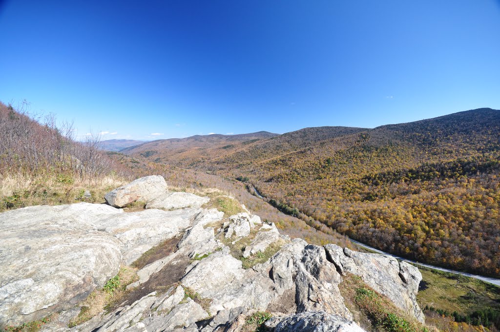 The Great Cliffs above Brandon Gap by Evan Detrick