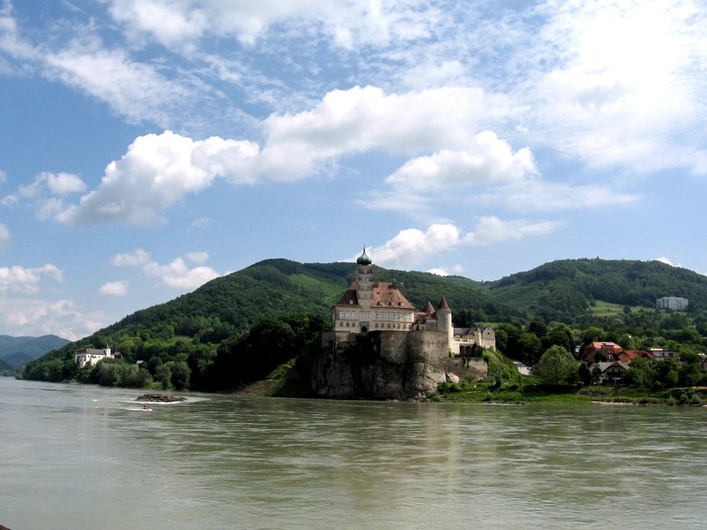 Schönbühel Castle, Danube river by dmitryBu