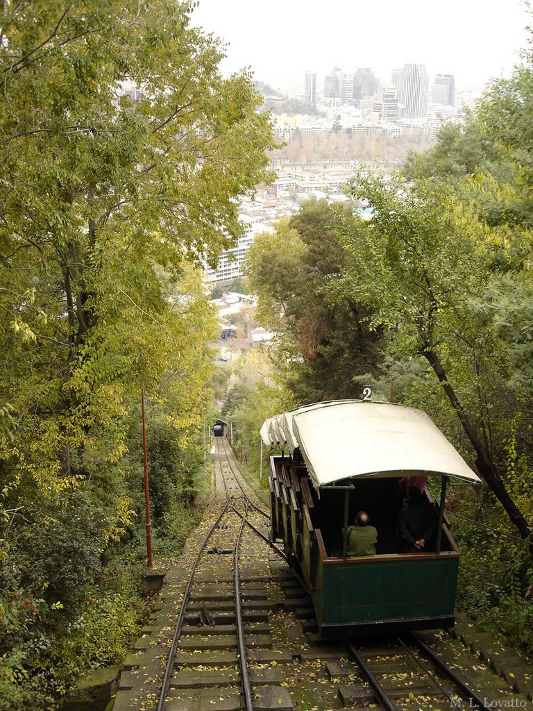 Funicular Cerro San Cristóbal by M. L. Lovatto