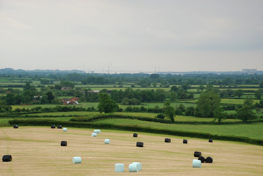 Looking South West Towards The Severn Crossings by Mike Hartland