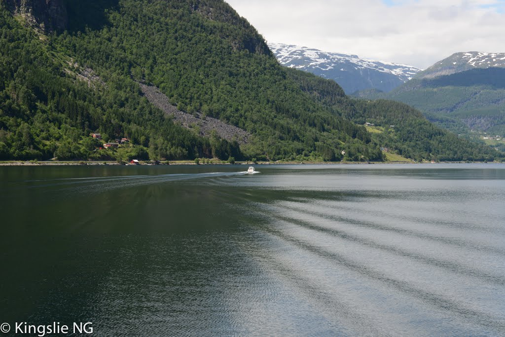 Taking Express Boat to Norheimsund by Kingslie Ng